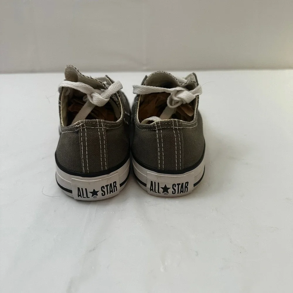 Converse Chuck Taylor All Star Low Top Charcoal Grey Canvas‎ Sneakers Womens 5 - Picture 5 of 11